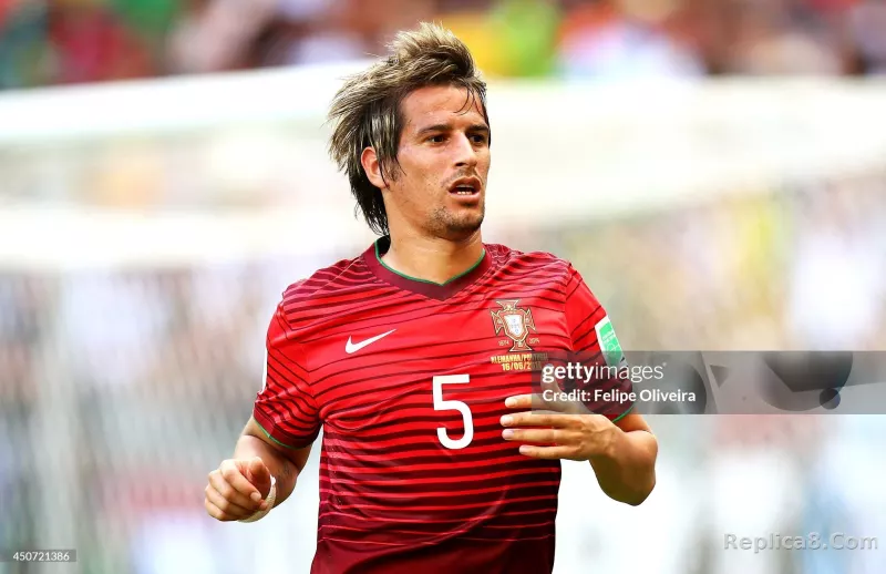 2014 Portugal  World Cup Home Retro Jersey Player Edition - detail