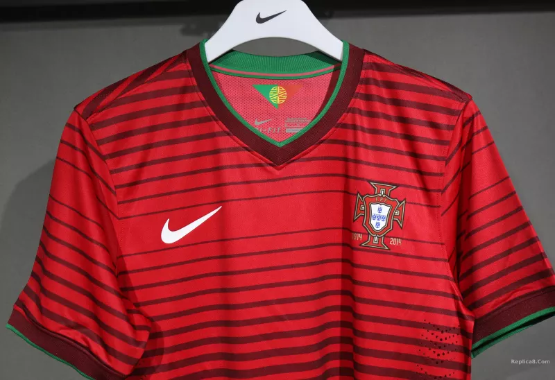 2014 Portugal  World Cup Home Retro Jersey Player Edition - detail