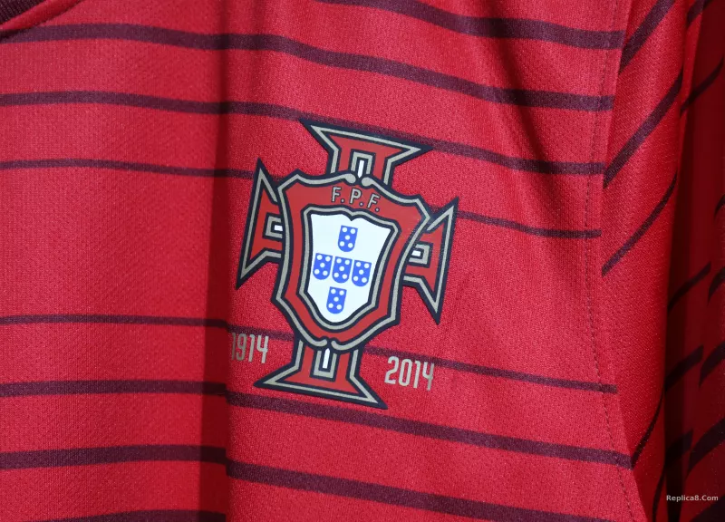 2014 Portugal  World Cup Home Retro Jersey Player Edition - detail