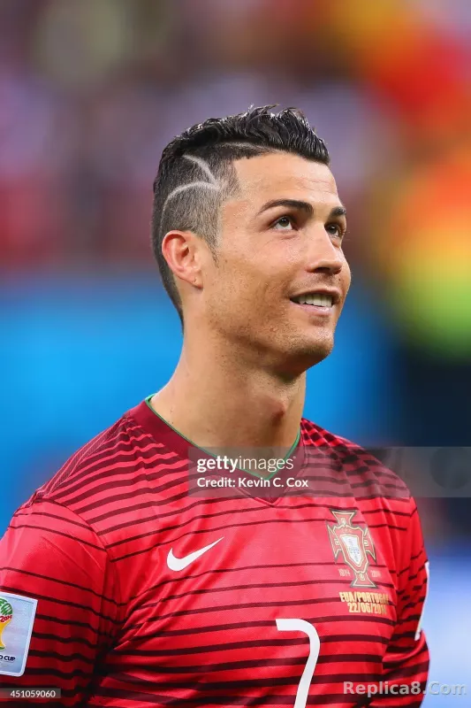 2014 Portugal  World Cup Home Retro Jersey Player Edition - detail
