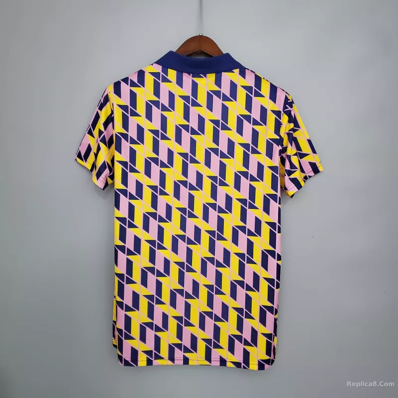 88-89 Scotland Third Away Soccer Retro Jersey - detail