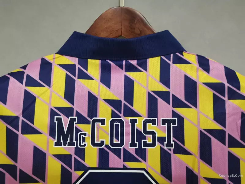 88-89 Scotland Third Away Soccer Retro Jersey - detail