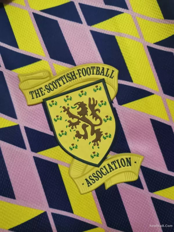 88-89 Scotland Third Away Soccer Retro Jersey - detail