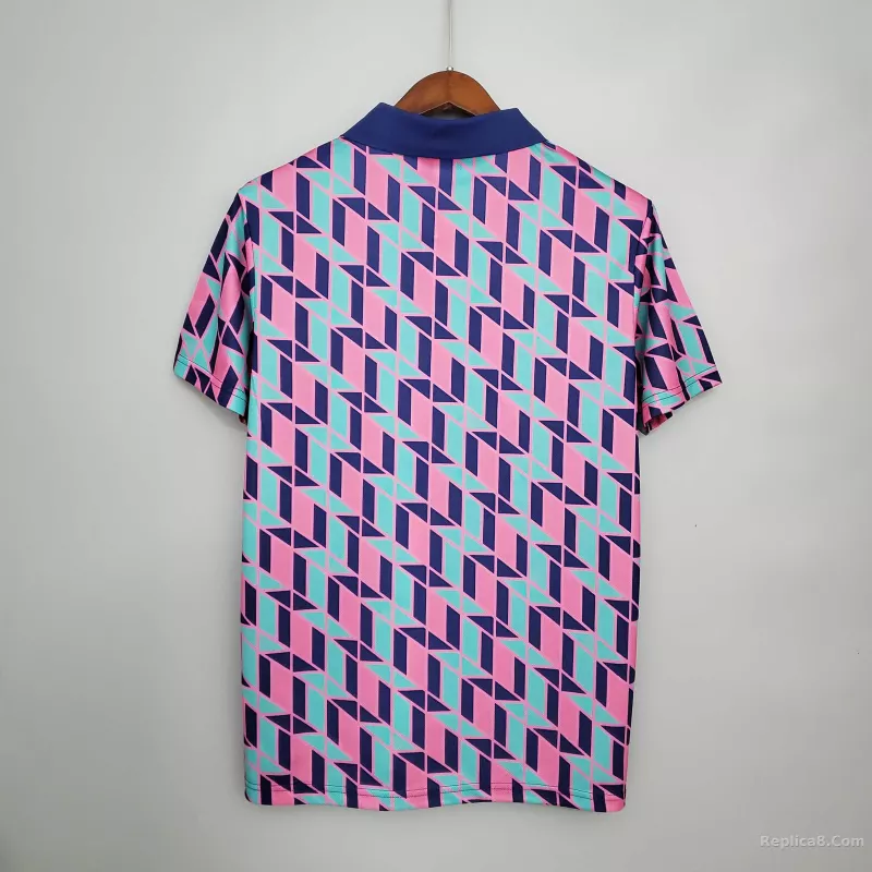 89-90 Scotland Away Soccer Retro Jersey - detail