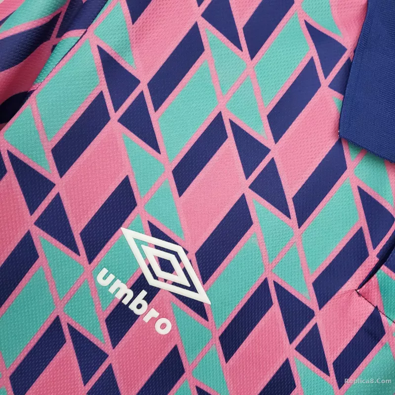 89-90 Scotland Away Soccer Retro Jersey - detail