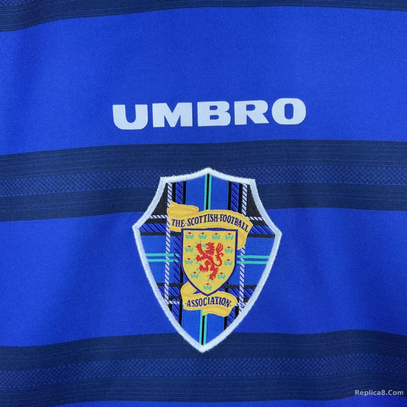 98-00 Scotland Home Soccer Retro Jersey - detail