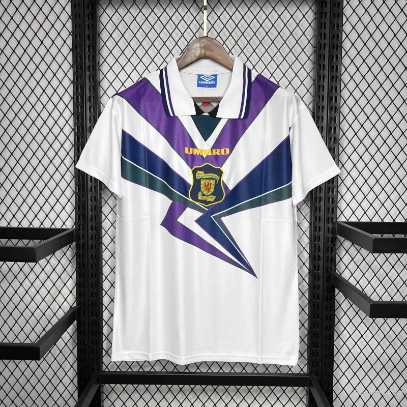 94-96 Scotland Away Soccer Retro Jersey