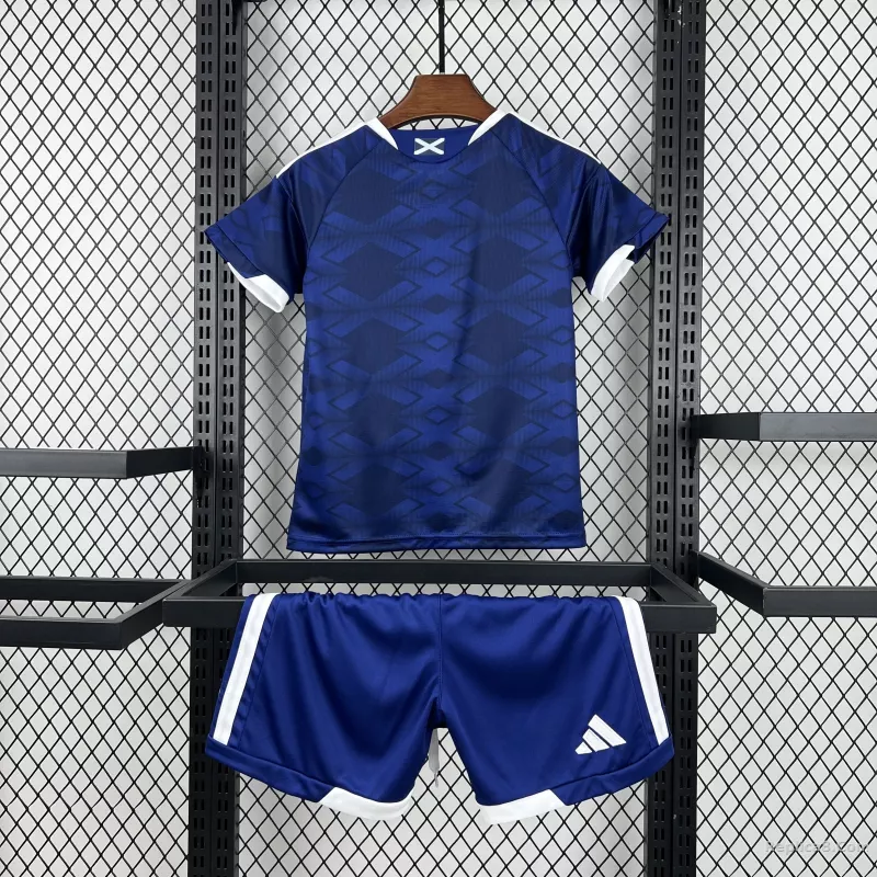 2026 Scotland Home World Cup Kids Kit Jersey+Shorts - detail