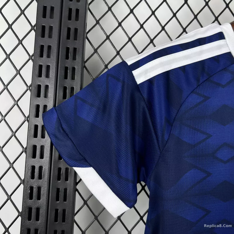2026 Scotland Home World Cup Kids Kit Jersey+Shorts - detail