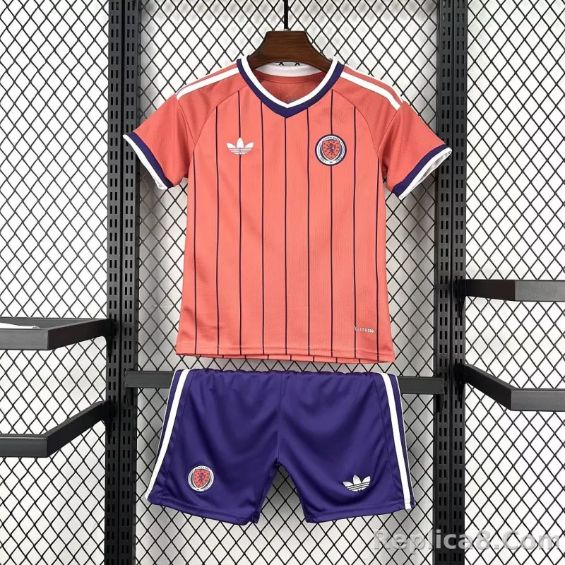 2026 Scotland Away World Cup Kids Kit Jersey+Shorts
