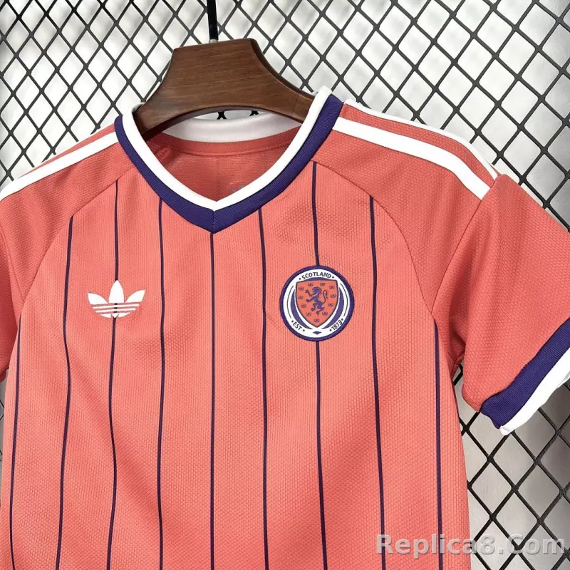 2026 Scotland Away World Cup Kids Kit Jersey+Shorts - detail
