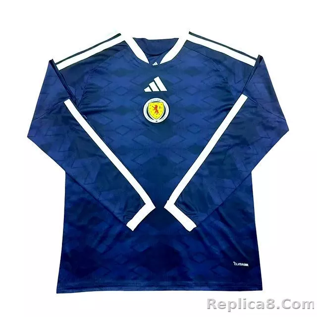 2026 Scotland Home World Cup Football Jersey Long Sleeve