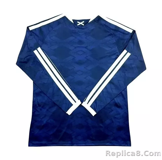 2026 Scotland Home World Cup Football Jersey Long Sleeve - detail