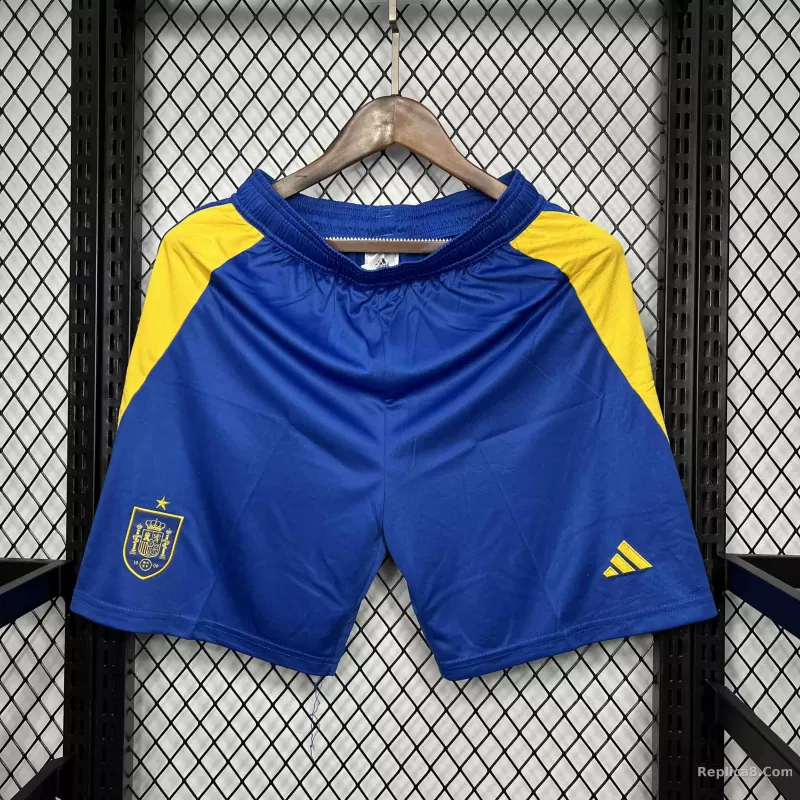 2024 Spain Euro Cup Home Soccer Shorts