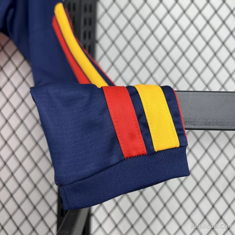 2026 Spain Home World Cup Soccer Jersey Long Sleeve - detail