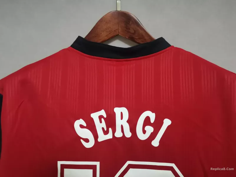 1996 Spain Home Euro Cup Retro Jersey - detail