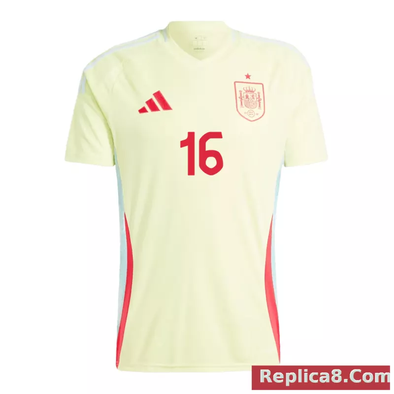 2024 Spain RODRIGO #16 Euro Cup Away Football Jersey - detail