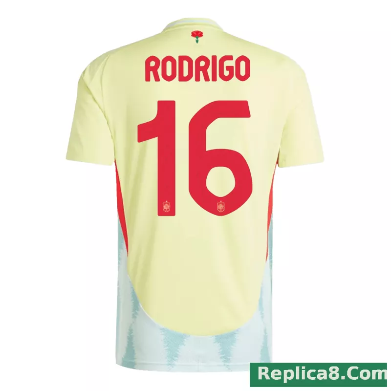 2024 Spain RODRIGO #16 Euro Cup Away Football Jersey - detail