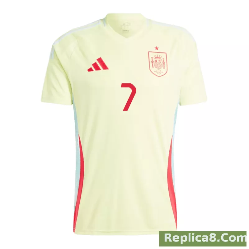 2024 Spain MORATA #7 Euro Cup Away Football Jersey - detail
