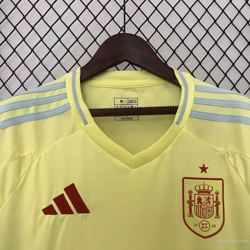 2024 Spain MORATA #7 Euro Cup Away Football Jersey - detail
