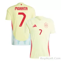 2024 Spain MORATA #7 Euro Cup Away Football Jersey - view 1