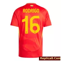 2024 Spain RODRIGO #16 Euro Cup Home Football Jersey - view 4