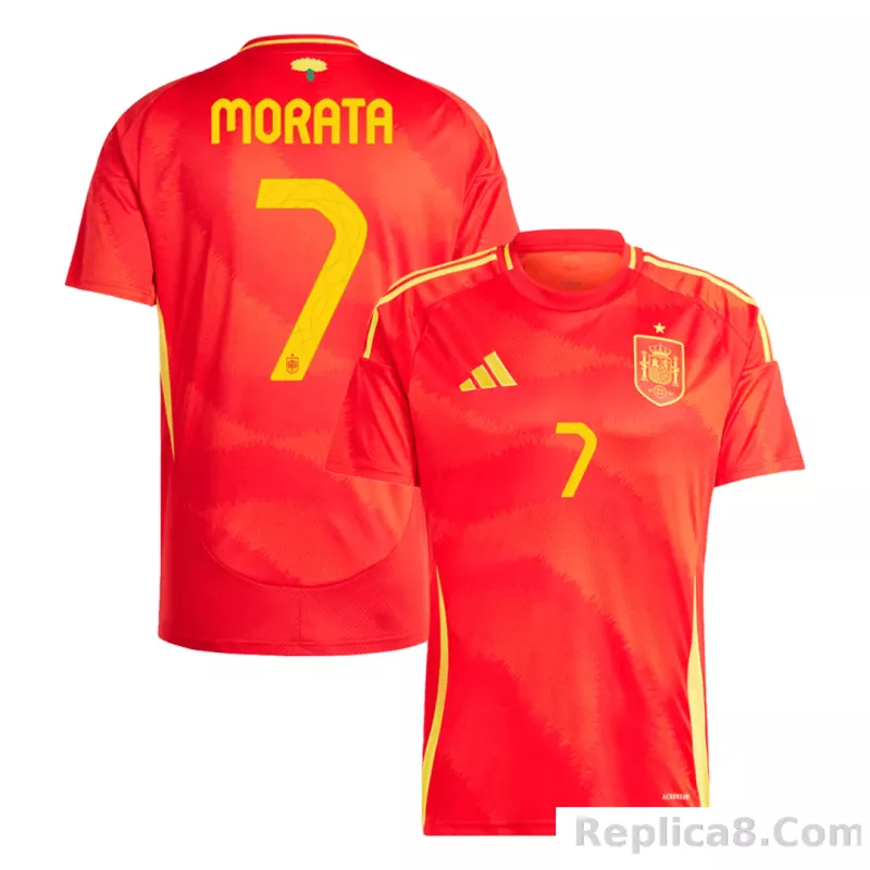 2024 Spain MORATA #7 Euro Cup Home Football Jersey
