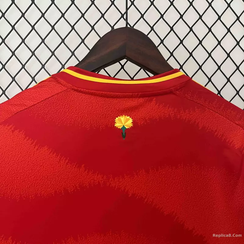2024 Spain MORATA #7 Euro Cup Home Football Jersey - detail