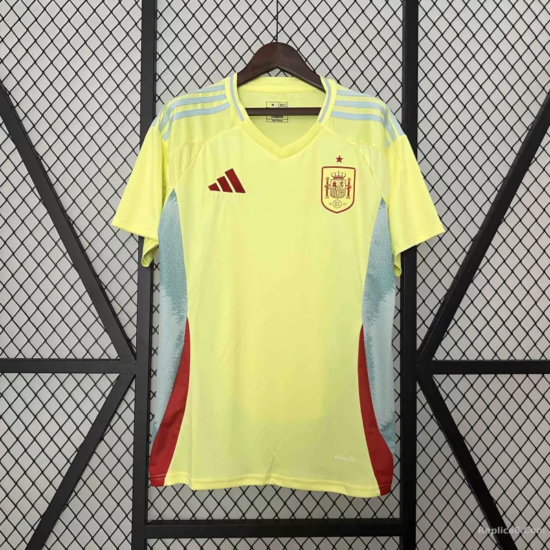 2024 Spain Euro Cup Away Football Jersey
