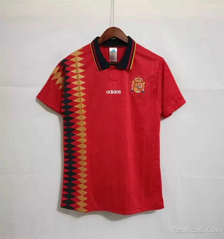 1994 Spain Home World Cup Retro Jersey