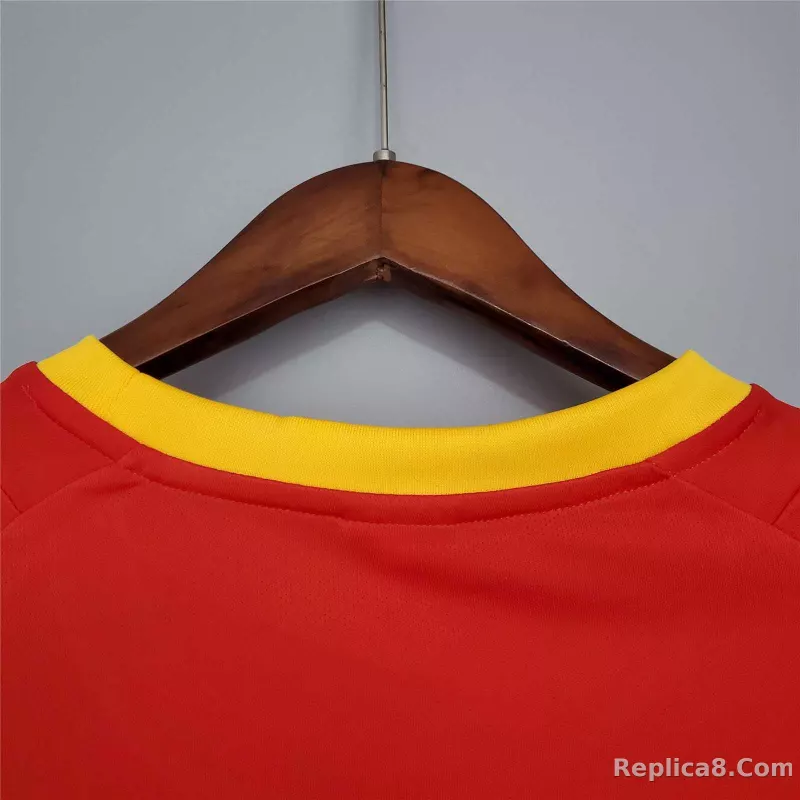 2002 Spain Home World Cup Retro Jersey - detail