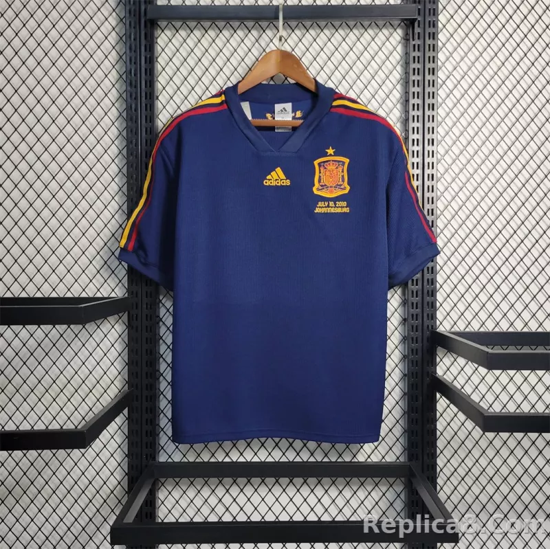 2010 Spain Away World Cup Final Retro Jersey