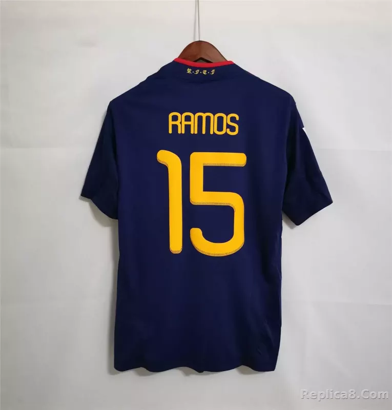 2010 Spain Away World Cup Final Retro Jersey - detail