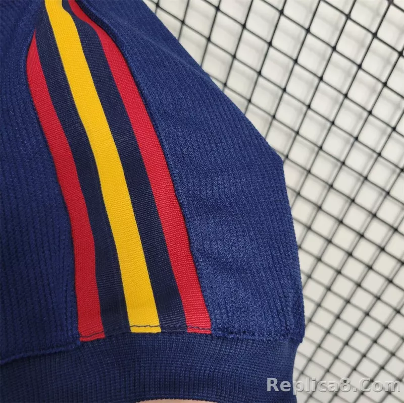 2010 Spain Away World Cup Final Retro Jersey - detail