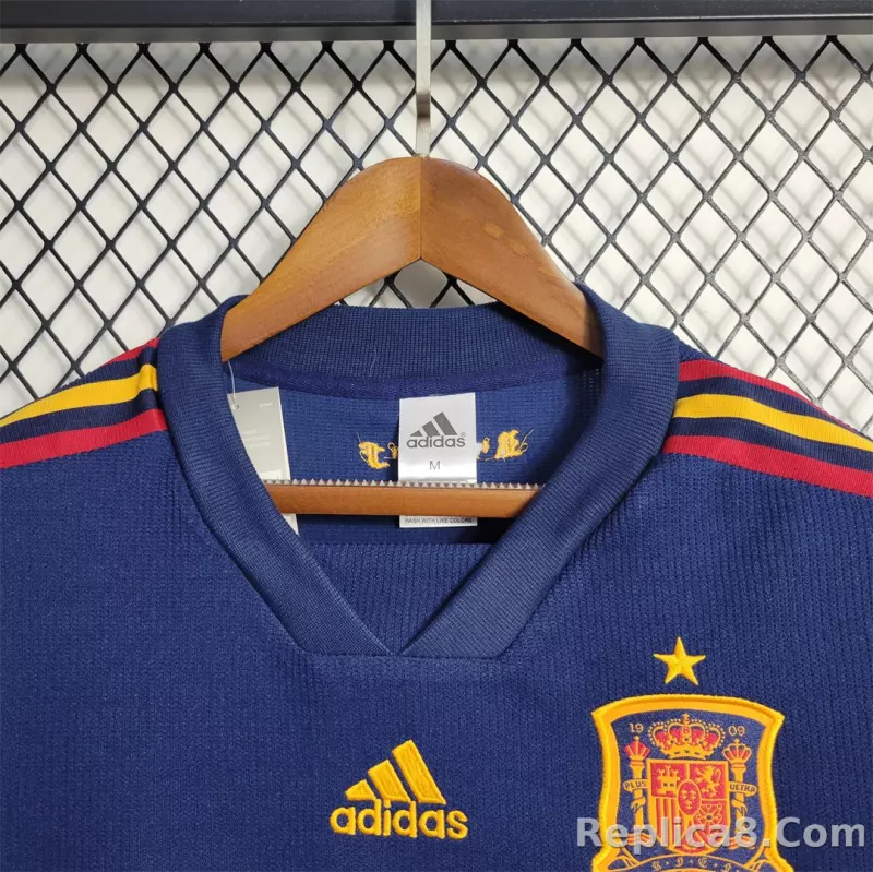 2010 Spain Away World Cup Final Retro Jersey - detail