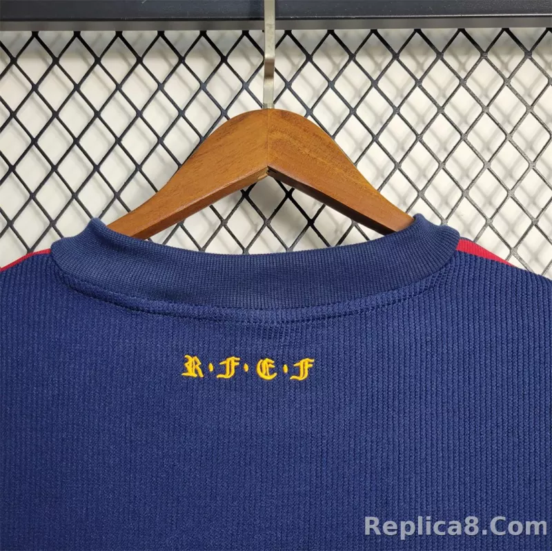 2010 Spain Away World Cup Final Retro Jersey - detail