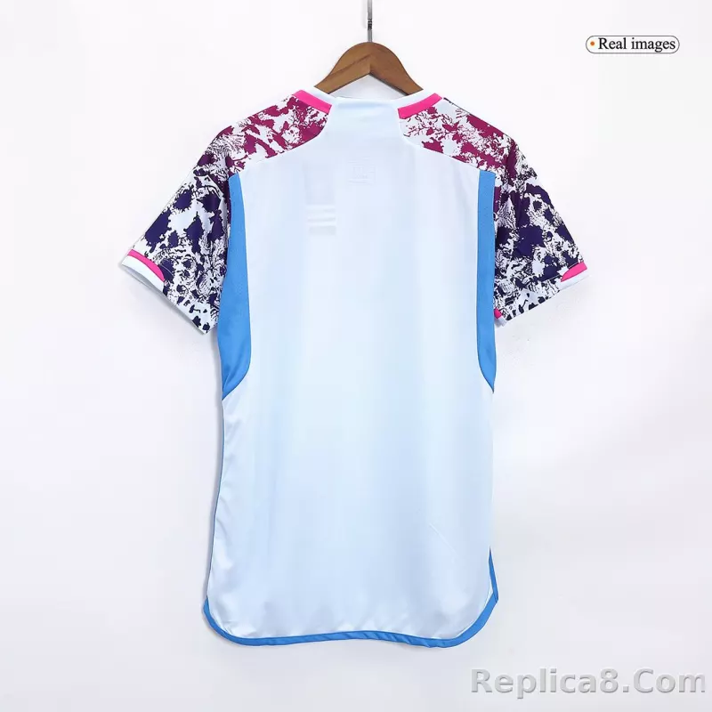 2023 Spain World Cup Away Fan Edition Soccer Jersey - detail