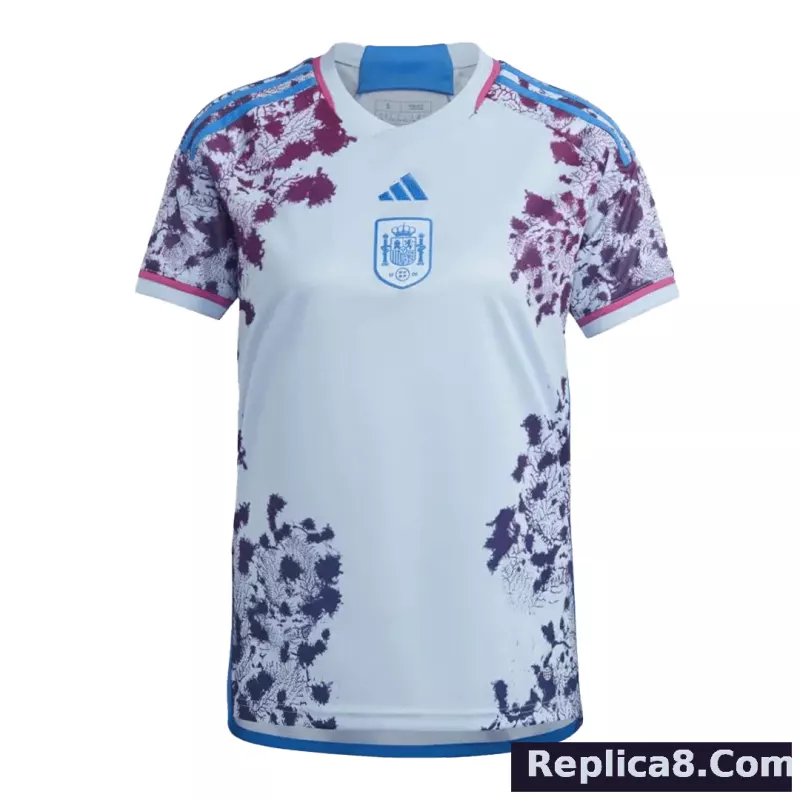 2023 Spain World Cup Away Fan Edition Soccer Jersey - detail