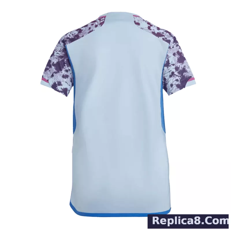 2023 Spain World Cup Away Fan Edition Soccer Jersey - detail