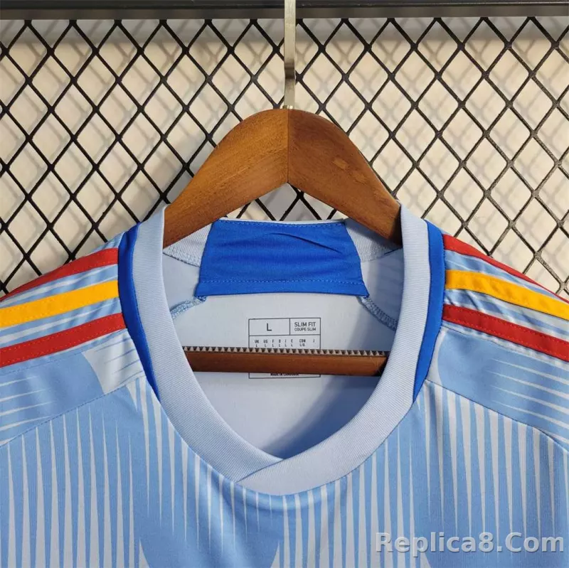 2022 Spain World Cup Away Fan Edition Soccer Jersey - detail
