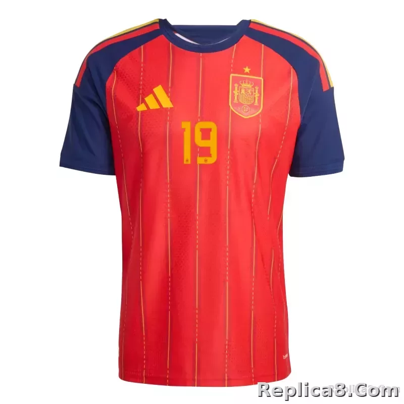 Camiseta Hombre Primera Equipación Mundial 2026 Authentic - Lamine Yamal - 19 - detail