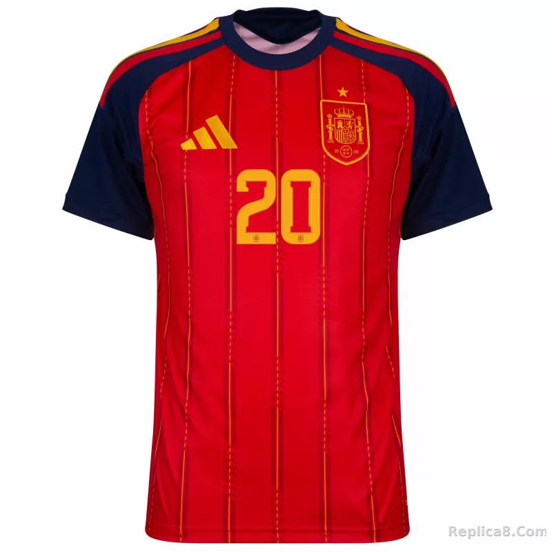 adidas Spain Home Pedri 20 Shirt 2026-2027 - detail