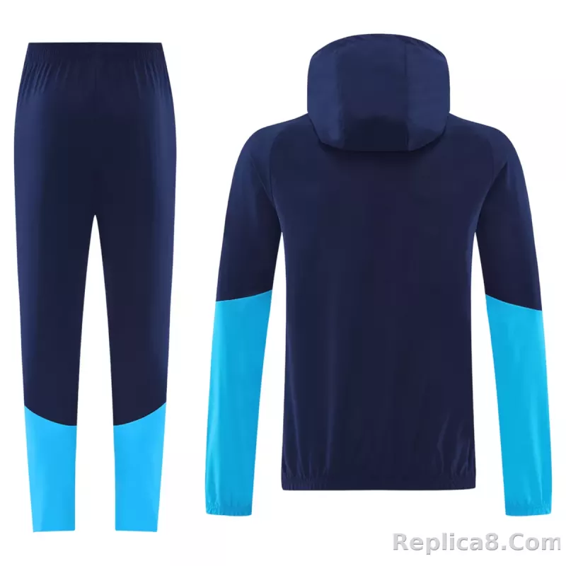 2026 Spain Windbreaker Hoodie Kit(Jacket+Pants) Navy - detail