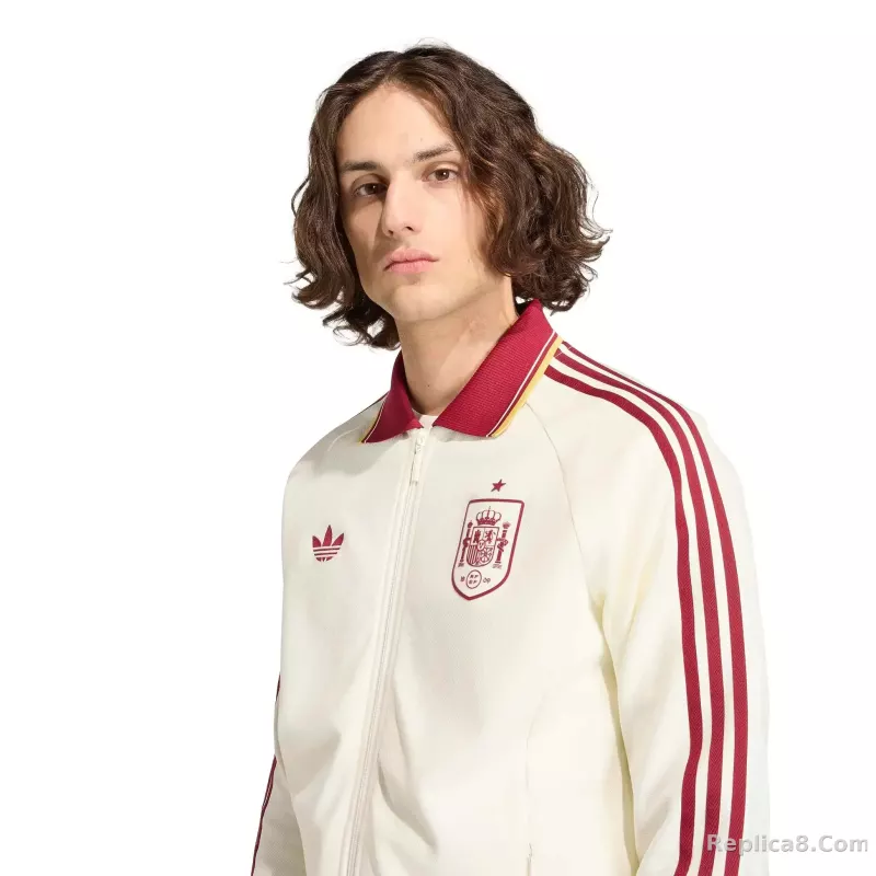 Adidas 2026 Spain Men's Away Originals Anthem Jacket - detail