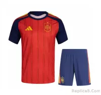 2026 Spain Home World Cup Soccer Kit Jersey+Shorts - view 1