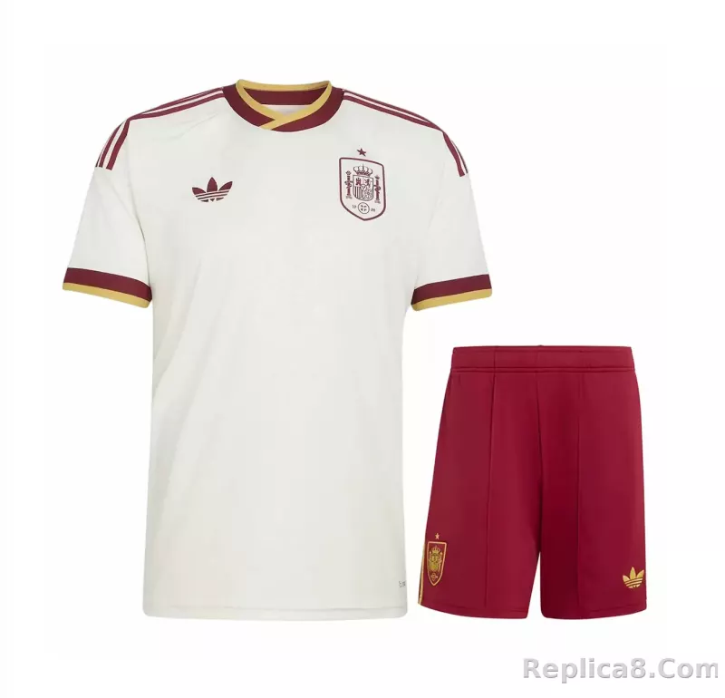 2026 Spain Away World Cup Soccer Kit Jersey+Shorts