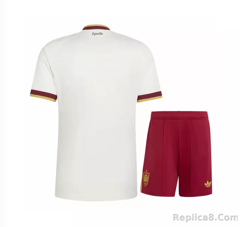 2026 Spain Away World Cup Soccer Kit Jersey+Shorts - detail