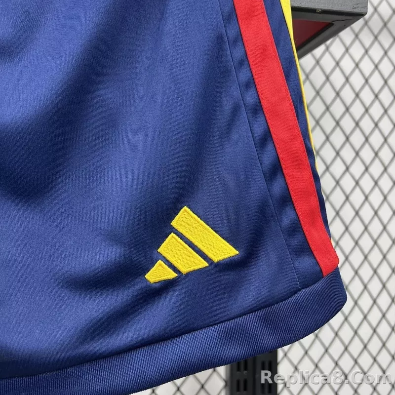 2026 Spain Home World Cup Soccer Kids Kit Jersey+Shorts - detail
