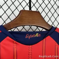 2026 Spain Home World Cup Soccer Kids Kit Jersey+Shorts - view 12