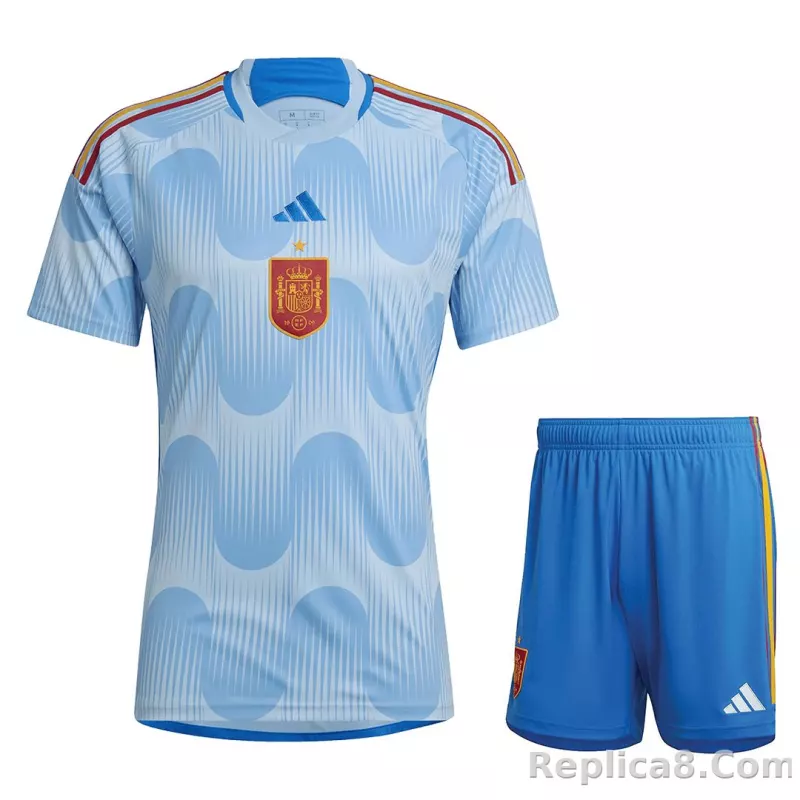 2022 Spain World Cup Away Kit Jersey+Shorts